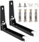 2x Mikrowellenhalterung aus Edelstahl, Universal Mikrowellen Halterung mit Ausziehbaren Armen, Faltbare-Halter für Mikrowelle, Wandhalterung Mikrowellenhalter für Meisten Mikrowellenherde Backofen