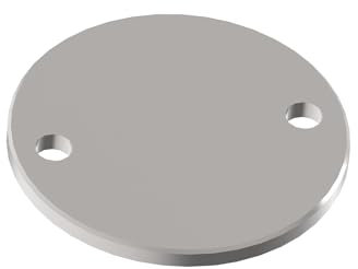 Sellon24 Piastra di base in acciaio inox, completamente ancora, senza foro, piastra 100 mm, rettificata per saldatura, piastra di fissaggio per pali di ancoraggio ringhiera balcone 1950-100