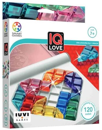Mini-Reisespiel Smart Games - IQ Love (PL) | 120 Herausforderungen