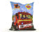 Green Bean Kinder Sitzsack Feuerwehrmann Sam 100x135cm mit 270 Liter hochwertiger EPS Perlen Füllung und waschbarem Motiv Wechsel-Bezug aus 100% Baumwoll - Riesensitzsack Bean Bag Sitzkissen