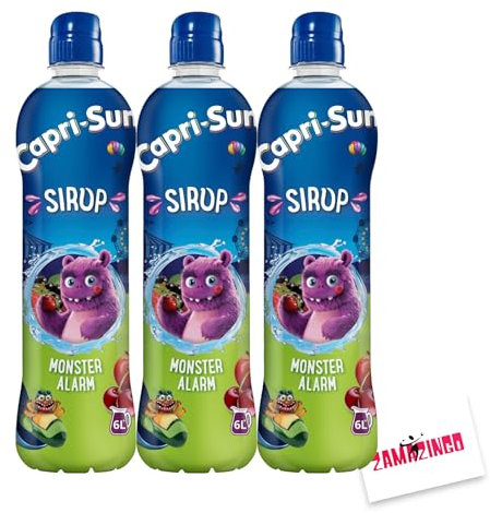 Capri-Sun Monsteralarm Sirup 600ml | Vegan | Getränk mit Fruchtgehalt (3)