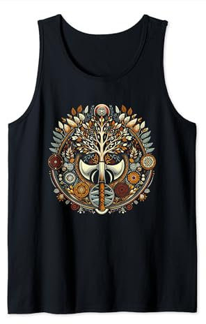 Slawische Geister Weltbaum & Peruns Axt Tank Top