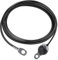 LFJ Câble de Gymnastique, Corde Fil d'acier de Remise en Forme DIY LAT Home Gym Poulie Câble Machine Musculation Cable (3,5 m avec Boule de Gravité)