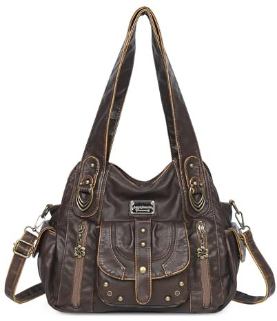 Angel Barcelo Hobo Bag für Damen, Crossbody-Tasche und Handtaschen, Schultertaschen, 10x10x4.5 inches