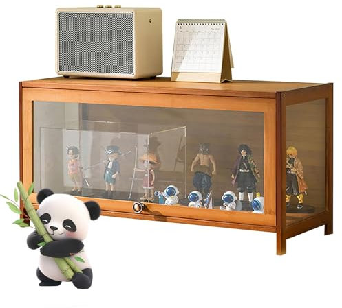 Ddasam Sammlervitrine, setzkasten mit Scheibe, Wandvitrine für Sammlerstücke Aufbewahrungsschrank mit für Miniaturmodelle von Autos, Figur, Modellbau40×80×33cm,Vitrine mit 1 Fächern