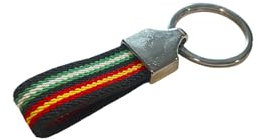 MIBANDERA Llavero Bandera de Andalucía, Llavero Lona Elastica con Anilla.(Bandera España-Andalucia)