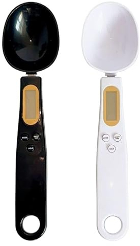 2 Pcs Electronic Measuring Spoons, Digital Weighing Handheld Spoons, Kitchen Mini Spoon Scale, Baking Measuring Spoon Scale, Kitchen Accessories