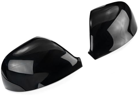 CHROMEMASTER | Spiegelkappen Kompatibel mit VW Caravelle T6.1 2019-2023 | ABS-Kunststoff; Piano Black; Spiegelabdeckungen Verleihen dem Auto ein Einzigartiges Aussehen und Schutz vor Beschädigungen