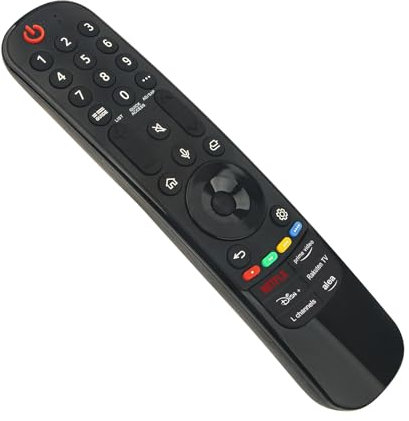 VINABTY Mando a Distancia reemplazado para LG Smart OLED TV MR24GA AKB76045003 43NANO81T6A 43UT81006LA 50UT91006LA OLED42C44LA OLED97G45LW MR23GA MR22GA MR21GA Magic TV Remote