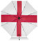 RPLIFE Travel Umbrella Windproof Folding Umbrella, Umbrellas for Backpacks/Handbags, Rain, Wind and Sun, England National Flag