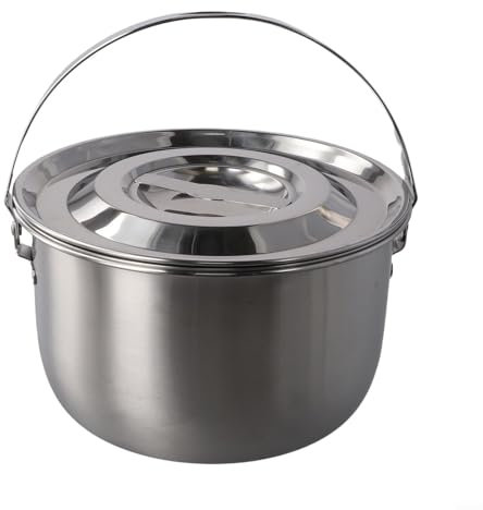 Stainless Steel Strainer Bowl with Lid Effective for Storing Various Cooking Oils and Lard (2.3L)