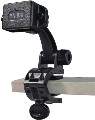 YNIBST Support pour Talkie Walkie ou Micro, Support Radio avec Base à Pince pour Bureau, Compatible avec Motorola BaoFeng Kenwood Wouxon et Quansheng Radios Bidirectionnelles