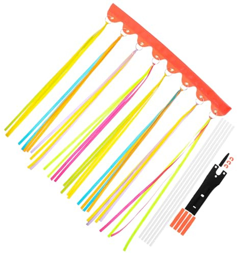 MUELODSIC Sicherheitsfahne Fahrrad Witterungsbeständig Polyester Fiberglasstab für Senioren Fahrrad Anhänger Outdoor Sichtbarkeit Erhöhen