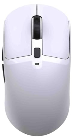 Docooler Lightweight Gaming Mouse 3 Mode with Charging Dock High Accuracy Sensor Programmable (Weiß)