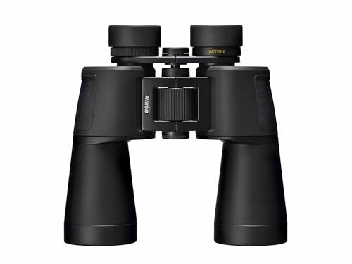 Nikon Action 12x50 Fernglas (leicht zu Tagen und zu bedienen, Gute räumliche Sicht, für Wanderungen, Reisen und Naturbeobachtung, für Brillenträger geeignet)
