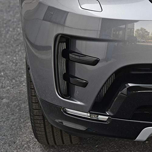 6x Gloss Black ABS Chrom Nebelscheinwerfer Dekoration Streifen Trim Für Discovery 5 LR5 L462 Auto Zubehör