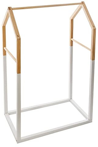 ATMOSPHERA CREATEUR D'INTERIEUR - Appendiabiti per bambini Maison in legno bianco 60x100cm