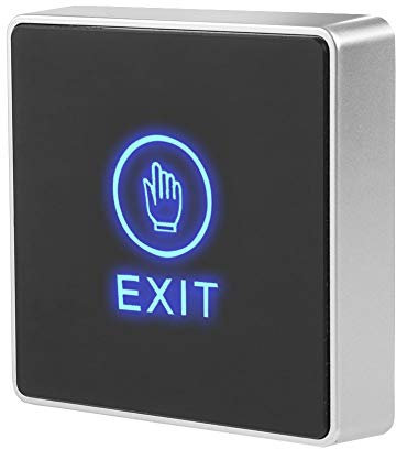 Tosuny Door Touch Exit Release Entriegelungsschalter mit LED-Licht für Türzugangskontrollsystem