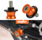 Duke Montageständer Racingadapter M10 10mm Bobbins Ständeraufnahme Für Duke 125 200 250 390 690 790 890 R 990690 Duke R /690 LC4 Supermoto LC4 Enduro /690 SMC（Orange）