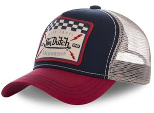 Von Dutch Kinderkappe, verstellbar, Trucker-Kappe, originell und authentisch, blau, One size