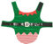 Balacoo Elf Hundekostüm Weihnachten Haustier Kleidung Lustige Hundekleidung für Weihnachten Party Cosplay Zubehör (Grün L)
