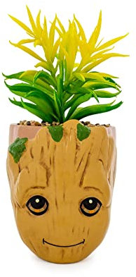 Silver Buffalo Guardians of The Galaxy Baby Groot Face Keramik-Übertopf