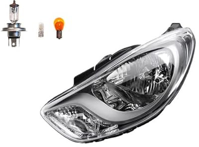 Johns, Scheinwerfer Halogen Front passend für Hyundai i10 02/2011- Links + Leuchtmittel