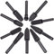 GDFYMI Juego de 10 fresas giratorias, brocas para tallar madera, escofina giratoria de vástago redondo de 6,3 mm, brocas de lima eléctrica, juego de limas de escofina de carpintería para grabar,