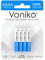 OLKIEQZ Voniko – Pilas AAAA de grado premium (8 unidades) – Ultra Long Lasting, vida útil de 5 años, batería alcalina a prueba de fugas de 1,5 V AAAA – Perfecto para cámaras, glucosa y lápices