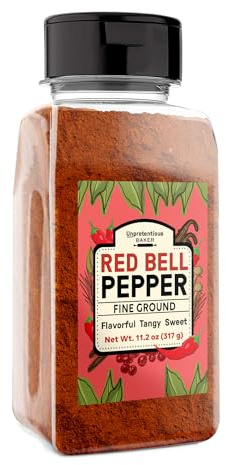 Unpretentious Red Bell Pepper Powder, 2 Cups, Fine Ground, Sweet & Tangy, Soups & Stews, Flavorful