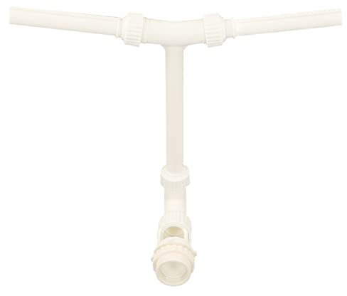 TITA-DONG Rociador de Fuente de Cascada para Piscina, Juego G1 1/2 a G2, Rociador de Enfriador de Agua Fluorescente, Dirección de Rociador de Enfriador, Adaptador de Fuente Ajustable de una Vía