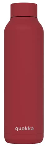 QUOKKA BOTELLA TERMO ACERO INOXIDABLE SOLID FIREBRICK RED 630 ML
