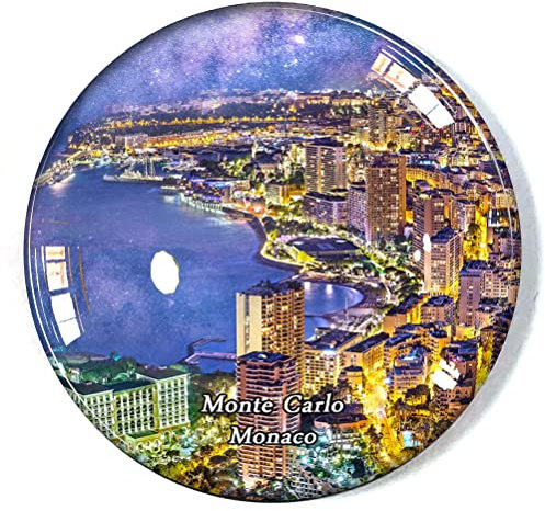 Monte Carlo Monaco Kühlschrankmagnet Kühlschrank Gefrierschrank Magnet Souvenir Dekoration Magnet Aufkleber Glas Basteln
