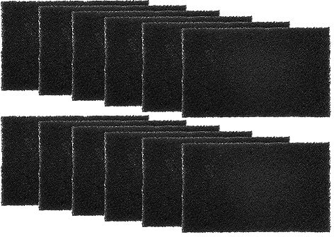 Mukudlt - Cubo de basura absorbente de los filtros ambientador purificador de carbón activado para papeleras, cubos de compost-rectángulo