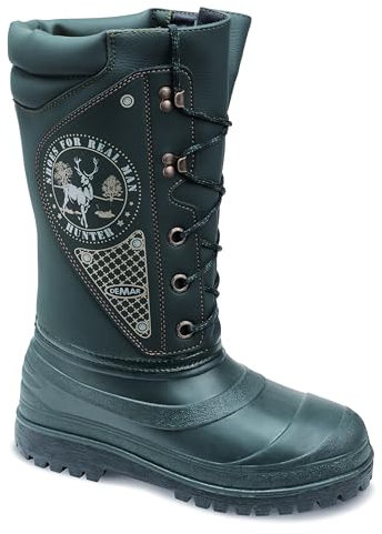 DEMAR. Thermostiefel HUNTER SPECJAL Jagdstiefel mit Wolle gefüttert (EU Schuhgrößensystem, Erwachsene, Herren, Numerisch (von/bis), M, 45, 46)