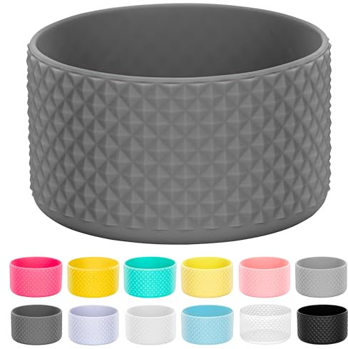 Silikon-Kofferraumhülle für Stanley, schützende Silikonstiefel, kompatibel mit Stanley Tumbler 590 - 1134 ml und Hydro Flask Wasserflasche 340-680 ml und weiteren Flaschen/Bechern mit 7,1–7,5 cm Boden