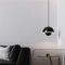 CRABOT Minimalismus Kronleuchter Originalität Einfachheit Blumenknospen Design Moderner Stil Restaurant Nachttischlampe Küche Büro lagern Bar dekorieren E27 Basis Neu Hängender Kronleuchter-Schwarz