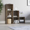 Vida Designs Durham - Libreria per scale, organizer per soggiorno (6 cubi, legno scuro)