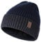 Wmcaps Mütze Herren Winter, Thermo Strickmützen für Herren, Warme Fleece Laufmütze Beanie Damen Herrenmütze Winter, Winddichte Wintermütze Männer Gefütterte und Gepolsterte (Marineblau+Dunkelgrau)