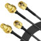 Superbat Cavo Prolunga RPSMA RG174 5m Cavo Prolunga Antenna 4G WIFI Maschio a Femmina per 4G LTE, Router, Antenna WIFI/GPS/GSM, Modem 5G, Radioamatore, SDR, ecc(2 pezzi)
