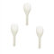 3 espátulas de plástico grandes de plástico para servir con forma de tenedor, cucharas para servir arroz y patatas (27 cm de largo)
