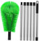 ABOOFAN Gutter Brush Telescopic Cleaning Tool for Roof Gutter Bendable Head Cleaner Pole Efficient Leaf Removal for Home and Garden
