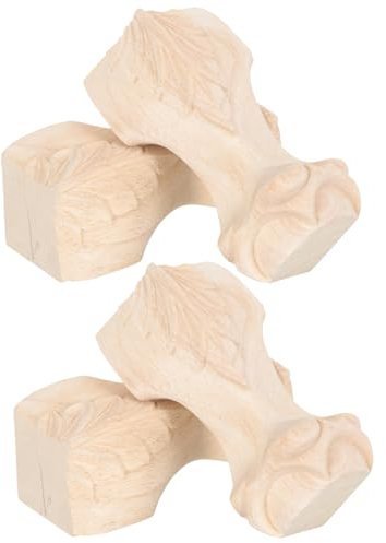 Artibetter 4 Pièces Meubles Bois Simples pour Chaise Commode Canapé De Canapé Bois De Table