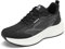 DANNTO Damen Laufschuhe Turnschuhe Atmungsaktiv Sportschuhe Leichte Sneaker für Outdoor Fitness Gym Schuhe(Schwarz,37)
