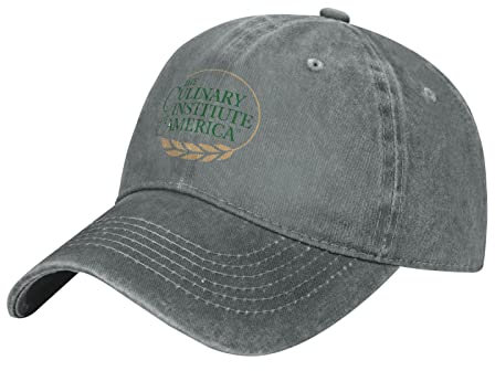 Baseball Cap Culinary Institute of America Logo Baseballkappe Unisex Golf Caps Verstellbare Baseballmütze Für Außenbereich Outdoor Running