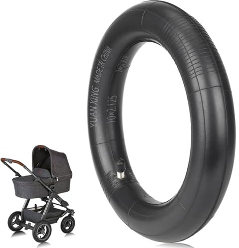 TREFAN Pneu extérieur et intérieur 10 x 2,125 250 x 54 pour scooter électrique Ninebot F20 F25 F30 F40/Xiaomi 4Pro - 10 - Avec chambre à air pour poussette ABC Design Viper 4/4S (1 tube intérieur)