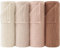 Bearmoss Moltontücher Baby 100% Baumwolle Weiche Spucktücher Baby,Atmungsaktiv und Extrem Saugfähig Musselin Tuch für Saugstark Mulltücher 4er 60x60cm (Orange)