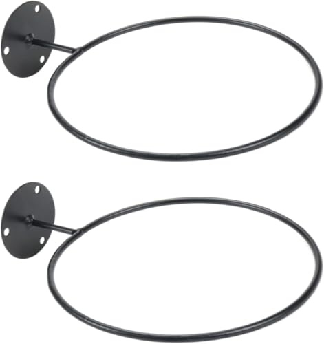 2Pcs Ball Holders for Wall, Football Bedroom Sccessories, Sturdy Wall Mounted Football Stand for Displaying Footballs, Basketballs, Volleyballs, and Rugby Balls, Easy Installation and Versatile Use