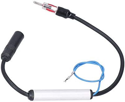 Ldafava Radio Signal Amplifier Universal Noise AM FM Signal Booster for Car Radio Audio Enhances Reception in Poor Signal Areas Made of ABS Durable Material