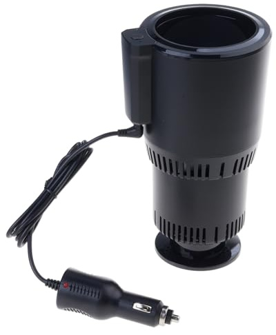 Refroidisseurs et chauffage de tasse de voyage 12 V avec affichage de la température, de tasse de voiture pour eau de café, refroidissement et chauffage automatiques, refroidisseurs de pour de